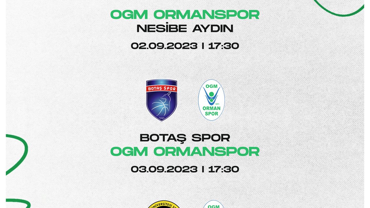 '20. BOTAŞ CUP TURNUVASI İLE SEZONU AÇIYORUZ'