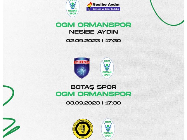 '20. BOTAŞ CUP TURNUVASI İLE SEZONU AÇIYORUZ'