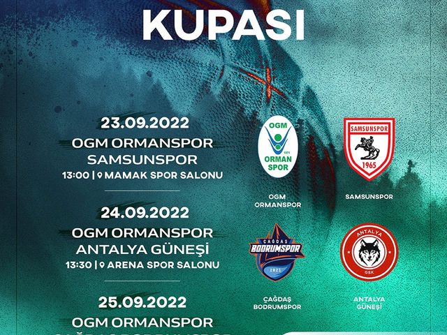 '2022 ERKEKLER FEDERASYON FEDERASYON KUPASI PROGRAMIMIZ'