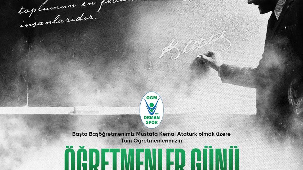 '24 KASIM ÖĞRETMENLER GÜNÜNÜZ KUTLU OLSUN!'