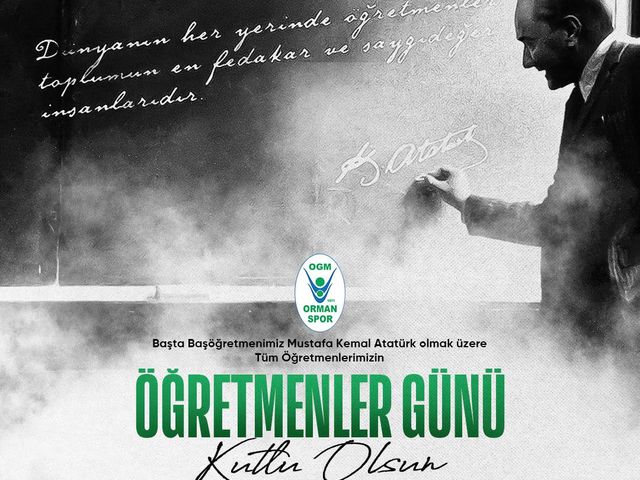 '24 KASIM ÖĞRETMENLER GÜNÜNÜZ KUTLU OLSUN!'