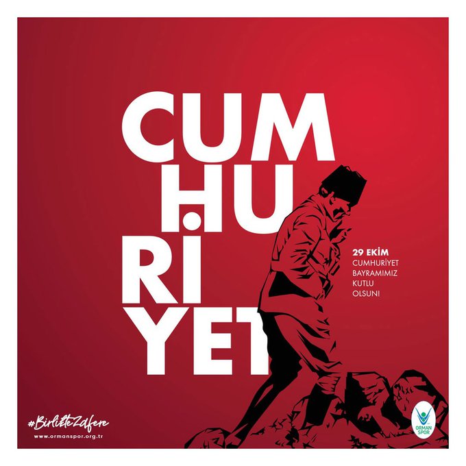 '29 EKİM CUMHURİYET BAYRAMIMIZ KUTLU OLSUN!'