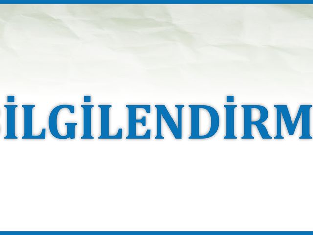 '35. OLAĞAN GENEL KURUL DUYURUSU!'