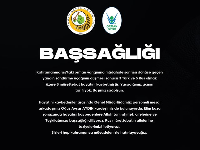 'BAŞIMIZ SAĞOLSUN!'