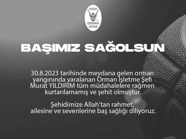 'BAŞIMIZ SAĞOLSUN'