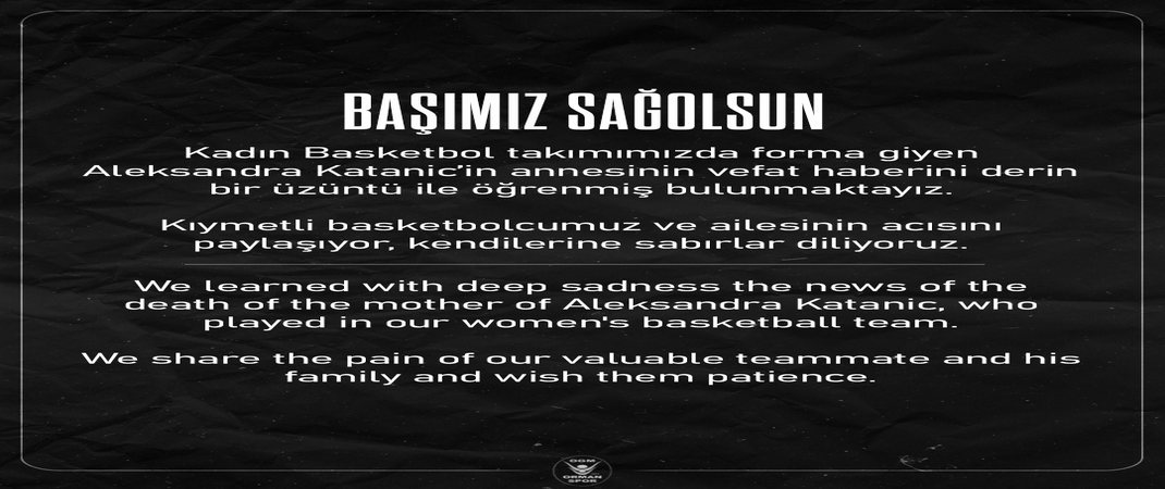 BAŞIMIZ SAĞOLSUN
