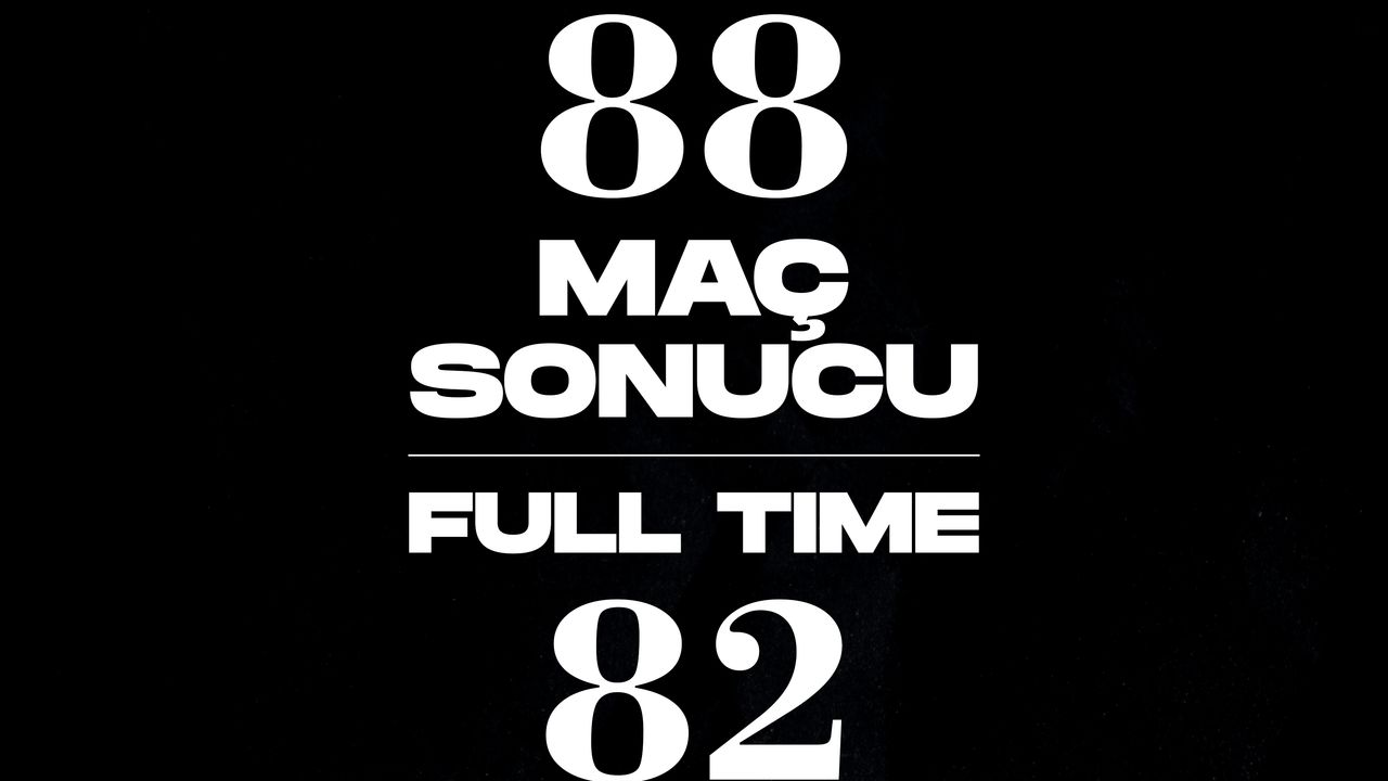 'BEŞİKTAŞ:88-OGM ORMANSPOR:82'