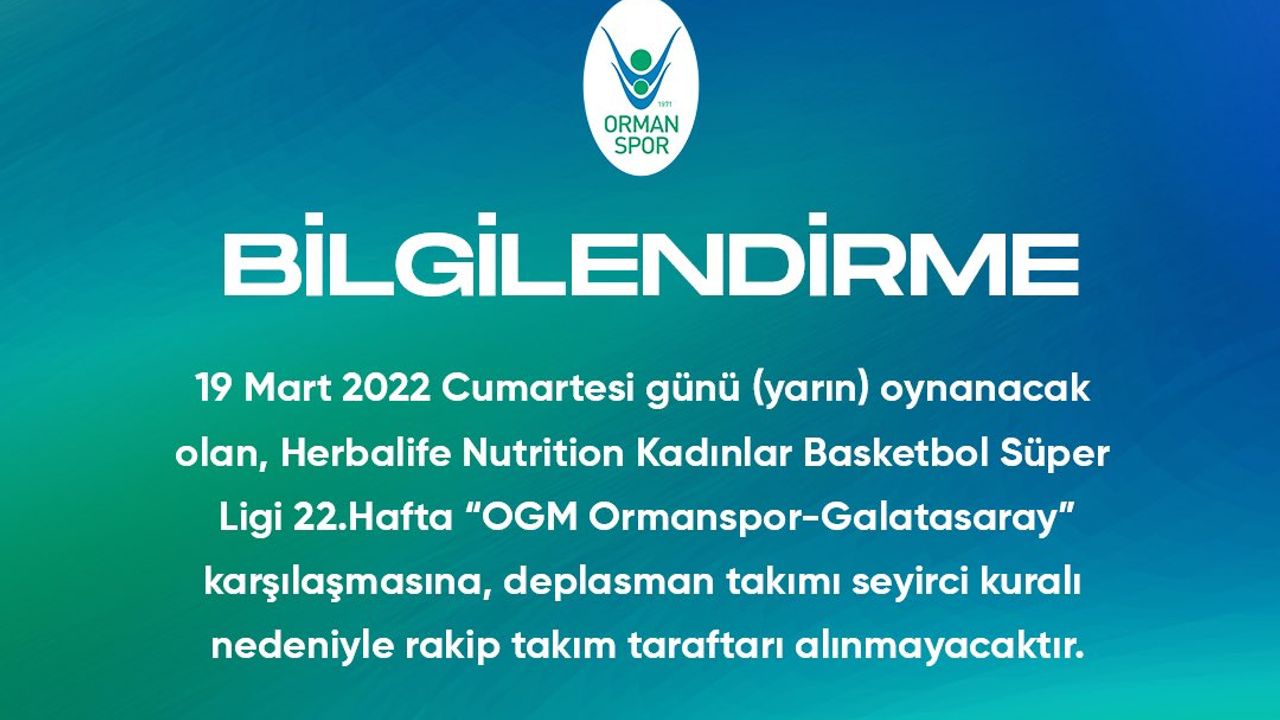 'BİLGİLENDİRME!