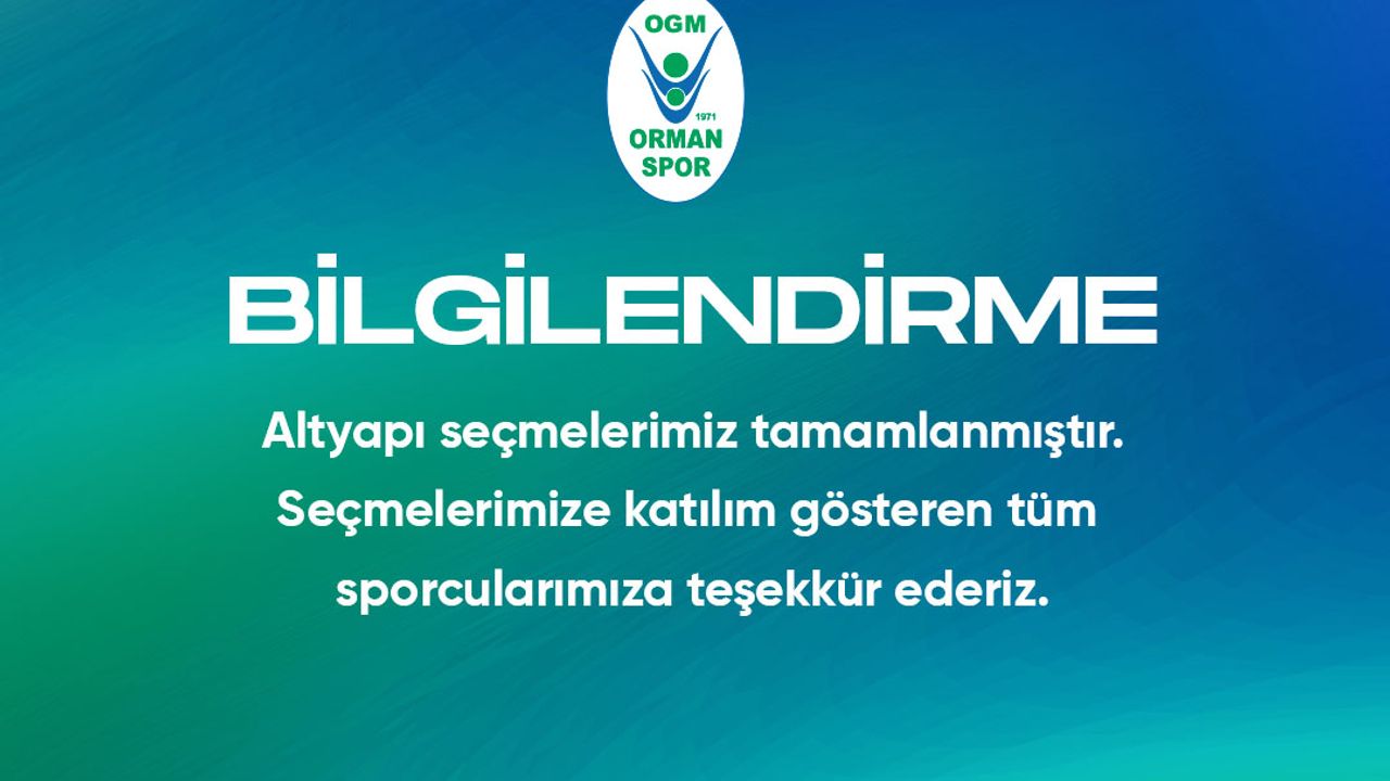 'BİLGİLENDİRME!'