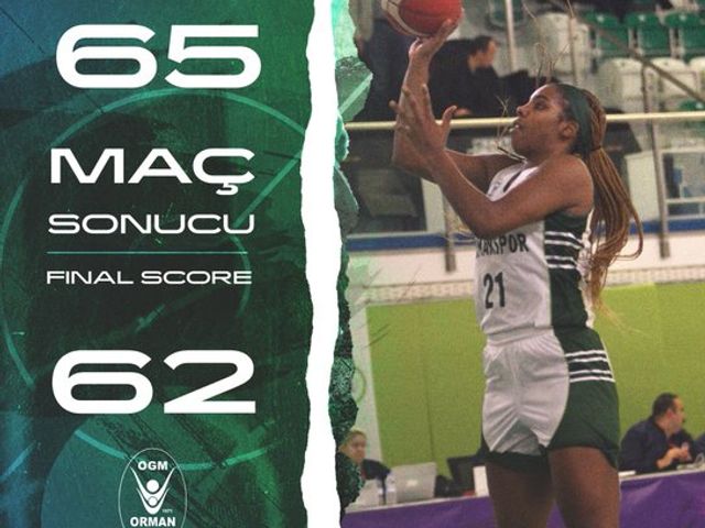 'BURSA ULUDAĞ BASKETBOL:65-OGM ORMANSPOR:62'