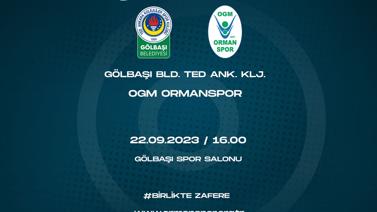 ''ERKEK BASKETBOL A TAKIMIMIZ 2. HAFTA KARŞILAŞMASINDA GÖLBAŞI BELEDİYESİ TED ANKARA KOLEJLİLERE KONUK OLUYOR!''