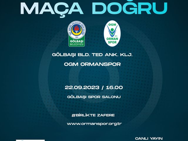 ''ERKEK BASKETBOL A TAKIMIMIZ 2. HAFTA KARŞILAŞMASINDA GÖLBAŞI BELEDİYESİ TED ANKARA KOLEJLİLERE KONUK OLUYOR!''