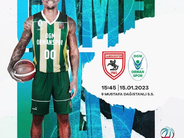 'ERKEK BASKETBOL A TAKIMIMIZ SAMSUN DEPLASMANINDA!'