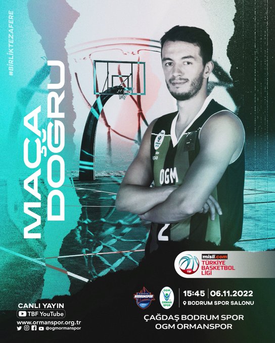 'ERKEK BASKETBOL TAKIMIMIZ DEPLASMANDA BODRUM EKİBİNE KONUK OLUYOR!'