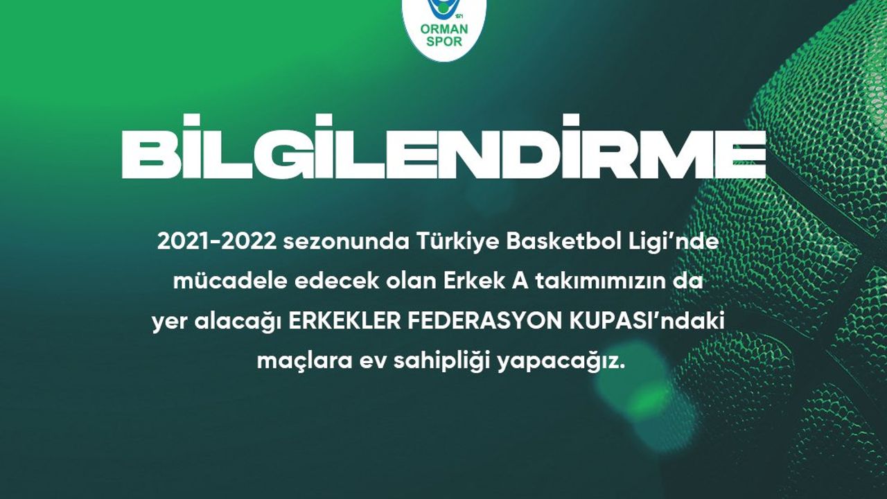 'ERKEKLER FEDERASYON KUPASINA EVSAHİPLİĞİ YAPACAĞIZ!'