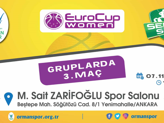 EUROCUP GRUBUN' DA ÜÇÜNCÜ MAÇ