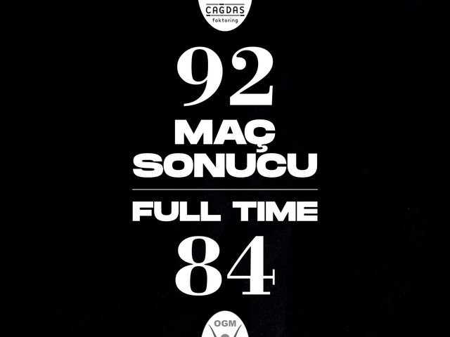 'GALATASARAY ÇAĞDAŞ FAKTORİNG:92-OGM ORMANSPOR:84'