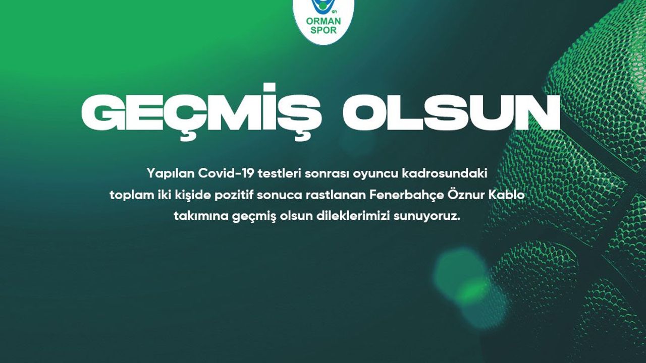 'GEÇMİŞ OLSUN FENERBAHÇE ÖZNUR KABLO'