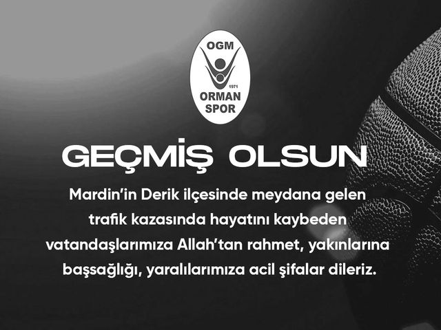 'GEÇMİŞ OLSUN MARDİN'