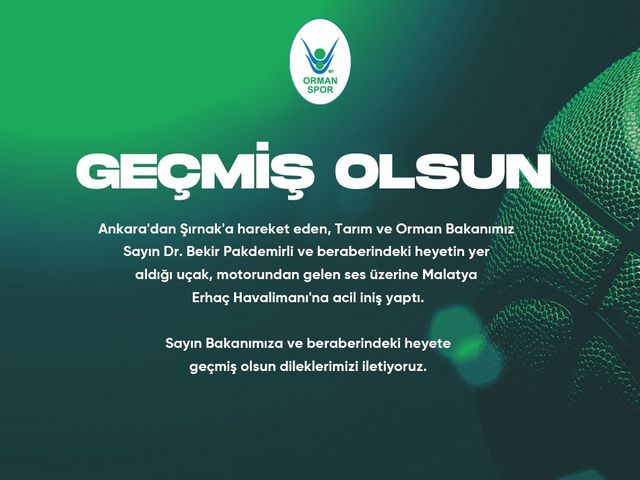 'GEÇMİŞ OLSUN SAYIN DR. BEKİR PAKDEMİRLİ!'