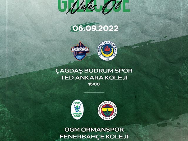 'GELECEĞE NEFES TURNUVASI 1.GÜN MAÇ PROGRAMI'