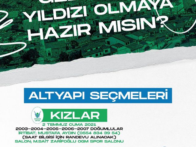 'GELECEĞİN YILDIZI OLMAYA HAZIR MISIN?'