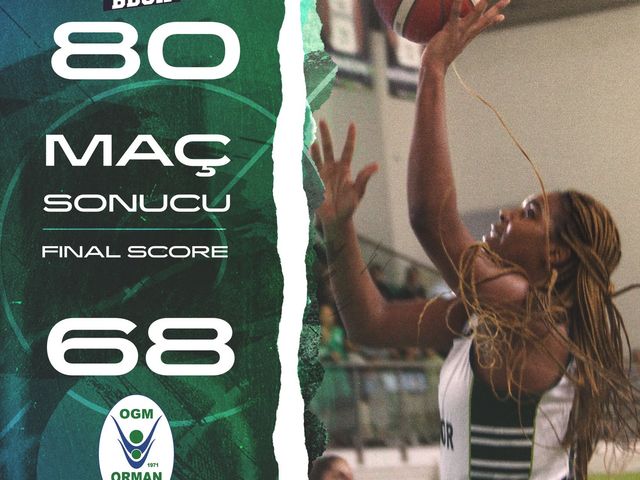 'HATAY BÜYÜKŞEHİR BELEDİYESPOR:80-OGM ORMANSPOR:68'