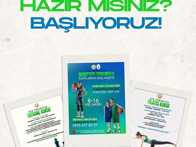 'HAZIR MISINIZ? BAŞLIYORUZ!'