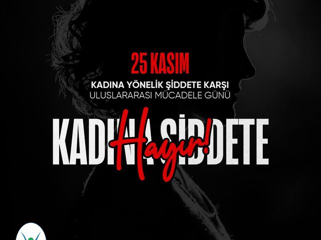 'KADINA ŞİDDETE DUR DE!'