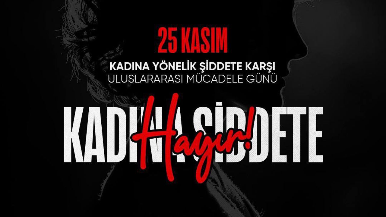 'KADINA ŞİDDETE DUR DE!'