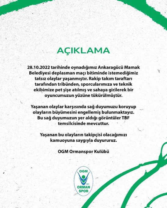 'KAMUOYUNUN BİLGİSİNE!'