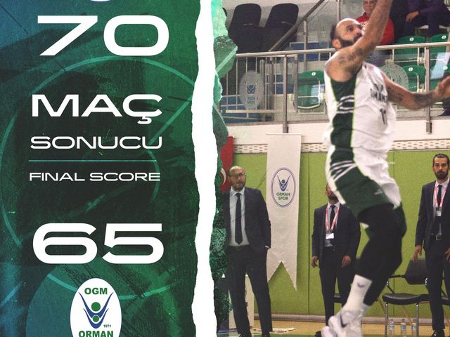 'KOCAELİ B.Ş.B KAĞITSPOR:70-OGM ORMANSPOR:65