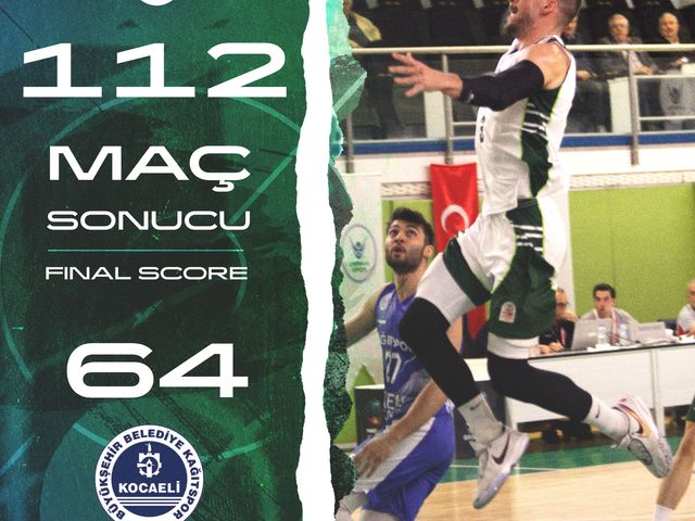 'OGM ORMANSPOR:112-KOCAELİ B.Ş.B KAĞIT SPOR:64'