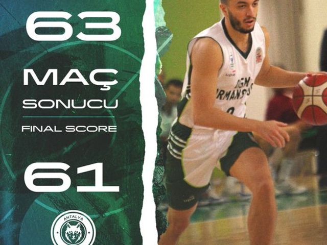 'OGM ORMANSPOR:63-ANTALYA GÜNEŞİ:61'