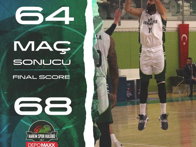 'OGM ORMANSPOR:64-DEPOMAXX HAREM SPOR KULÜBÜ:68'