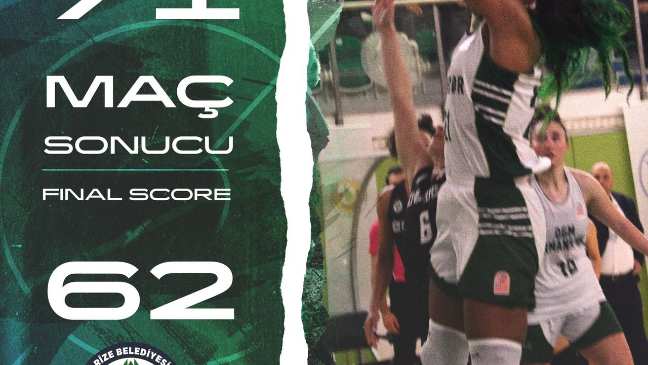 'OGM ORMANSPOR:71-RİZE BELEDİYESPOR:62'