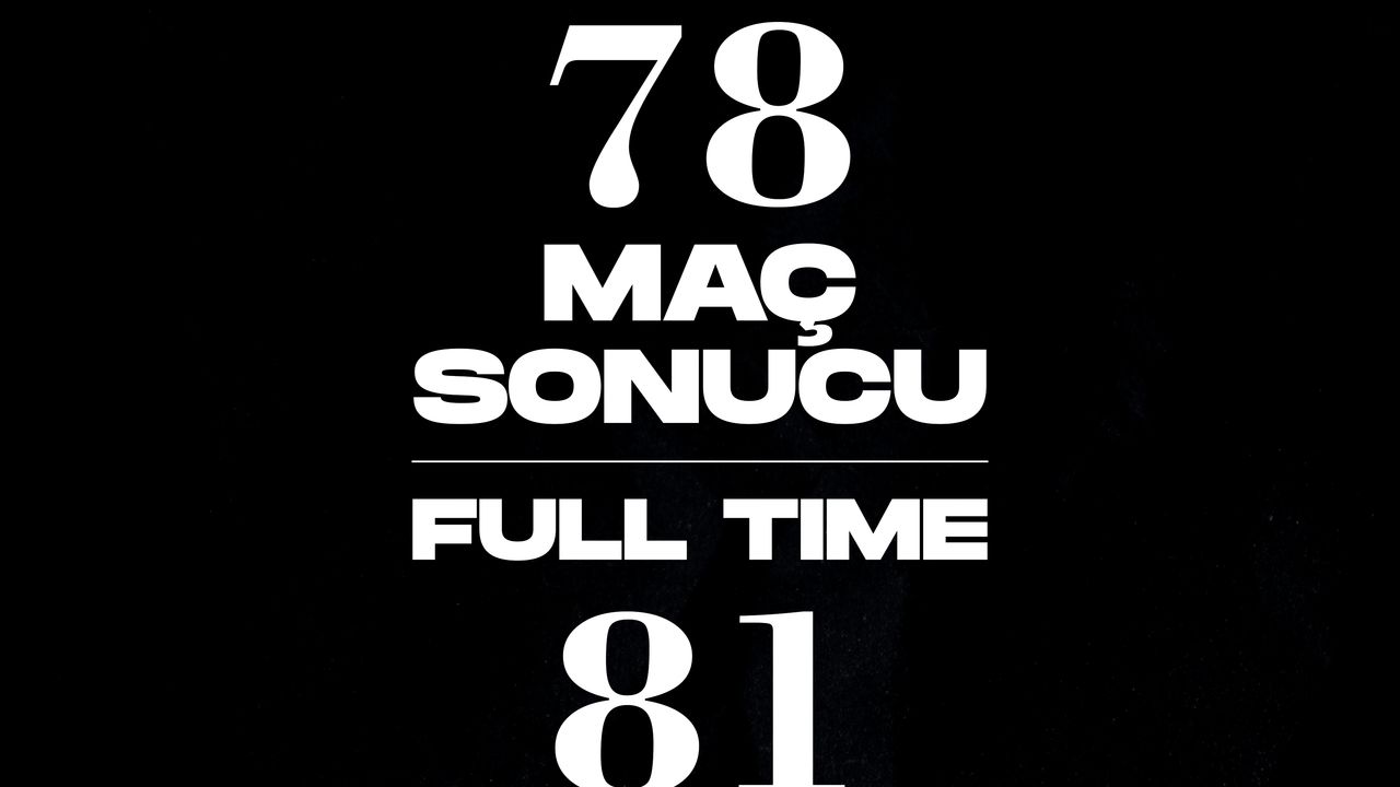 'OGM ORMANSPOR:78-ÇAĞDAŞ BODRUM SPOR:81'