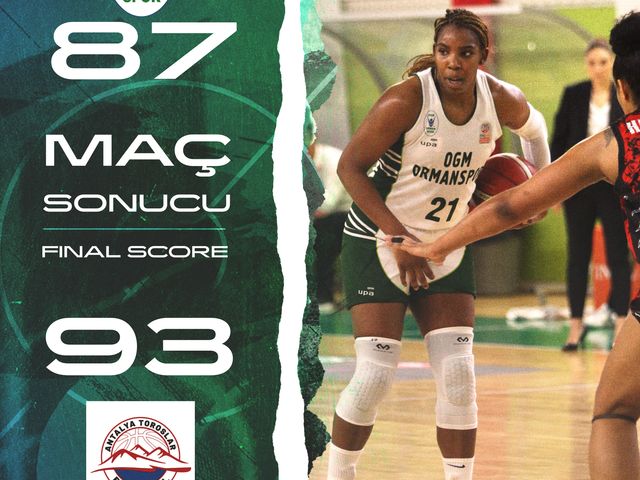 'OGM ORMANSPOR:87-ANTALYA TOROSLAR BASKETBOL:93'