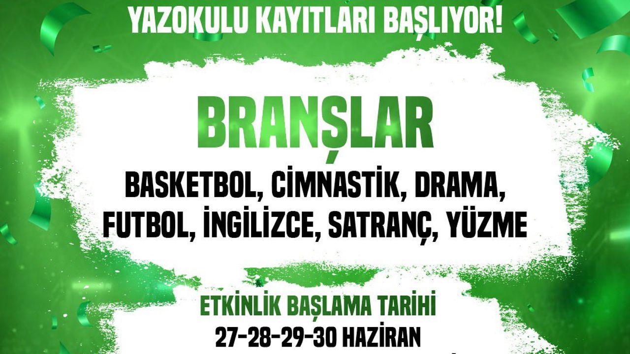 “OGM ORMANSPOR YAZOKULU KAYITLARI BAŞLIYOR!”