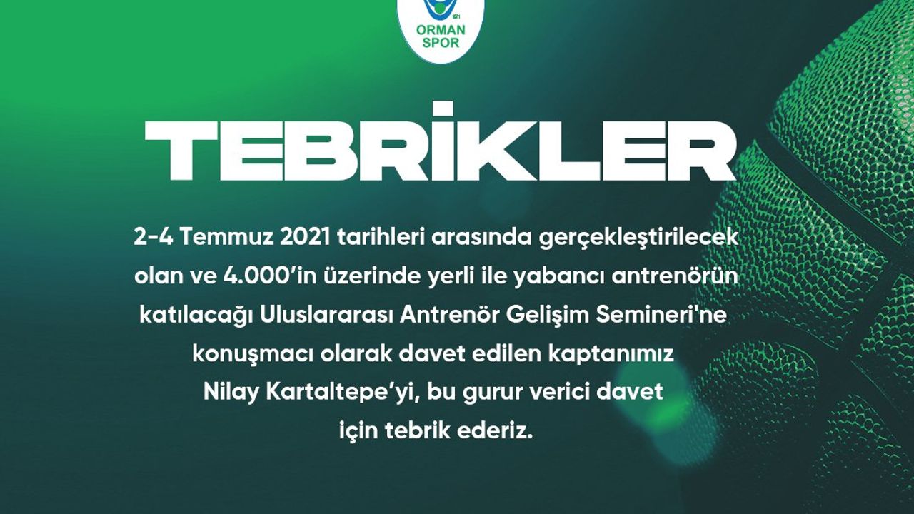 'TEBRİKLER KAPTAN!'