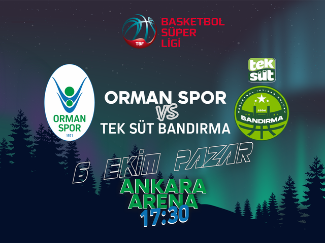 TEK SÜT BANDIRMA,  BASKETBOL SÜPER LİGİ'nde İLK MİSAFİRİMİZ OACAK.