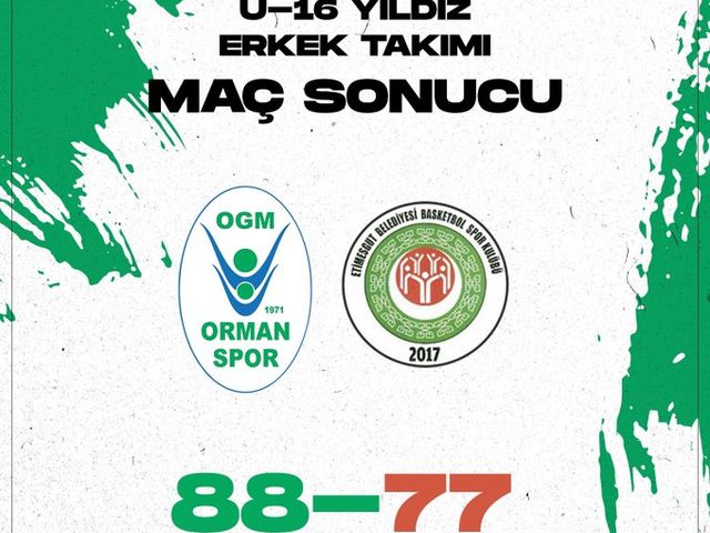 'U-16 YILDIZ ERKEK TAKIMIMIZ DOLU DİZGİN DEVAM EDİYOR!'