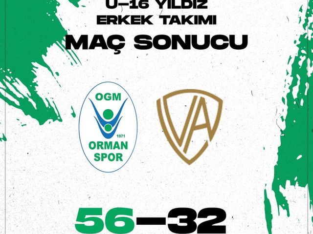 'U-16 YILDIZ ERKEK TAKIMIMIZDAN 10. GALİBİYET!'