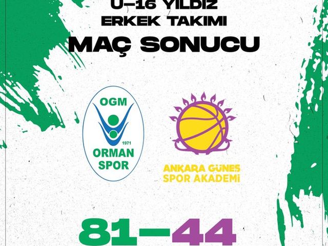 'U-16 YILDIZ ERKEK TAKIMIZ 9. GALİBİYETİNİ KAZANDI!'