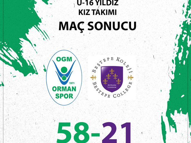 'U-16 YILDIZ KIZ TAKIMIMIZ, BEŞTEPE KARŞISINDA GALİP!'