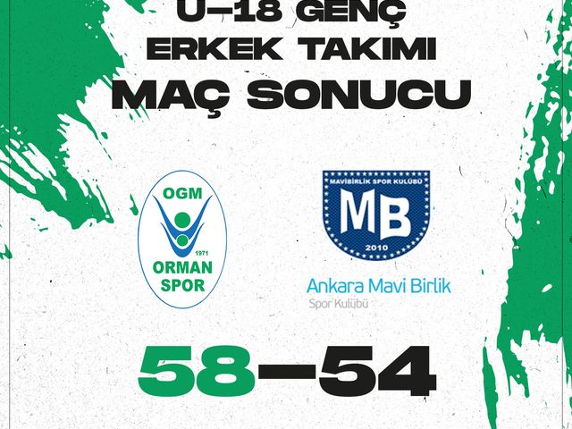 'U-18 GENÇ TAKIMIMIZ YENİ SEZONA GALİBİYETLE BAŞLADI'