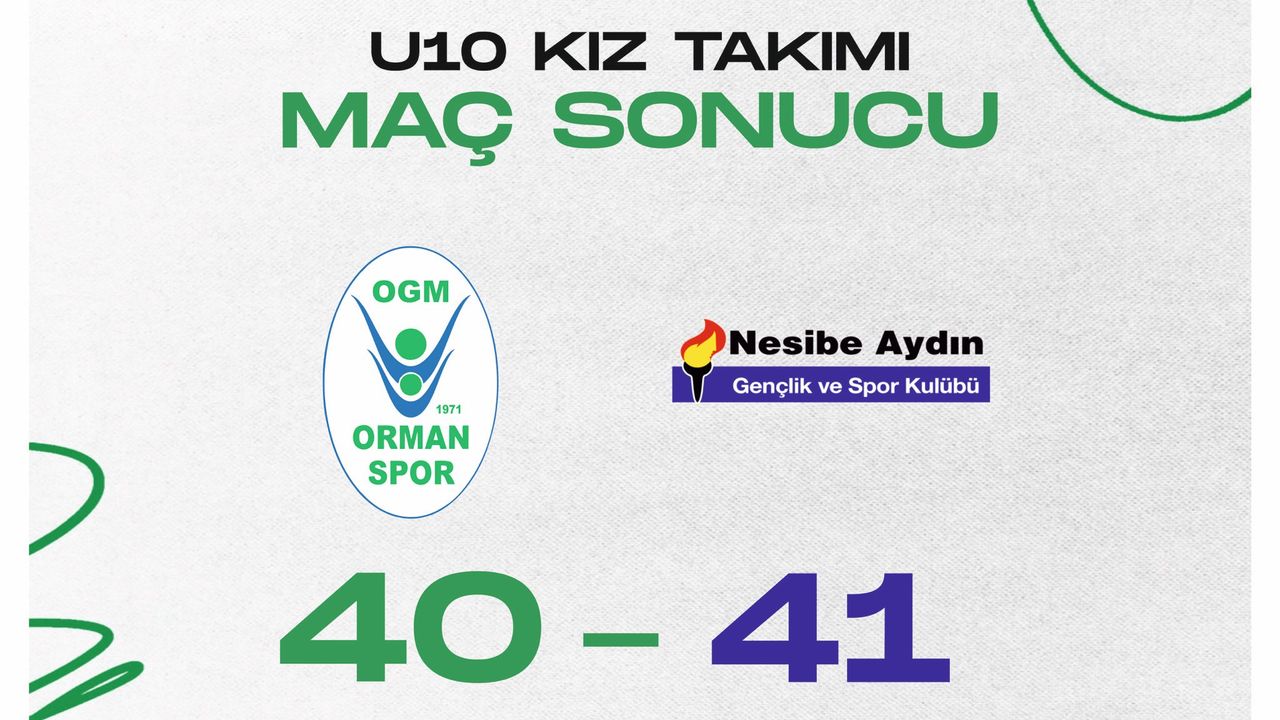 'U10 KIZ BASKETBOL TAKIMIMIZIN BU HAFTAKİ RAKİBİ NESİBE AYDIN GENÇLİK VE SK'