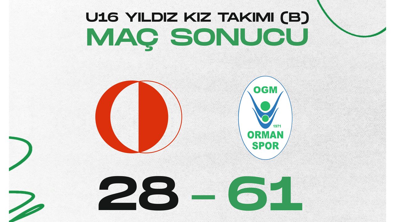 'U16 YILDIZ KIZ TAKIMIMIZ, 5'TE 5 İLE DEVAM EDİYOR!'