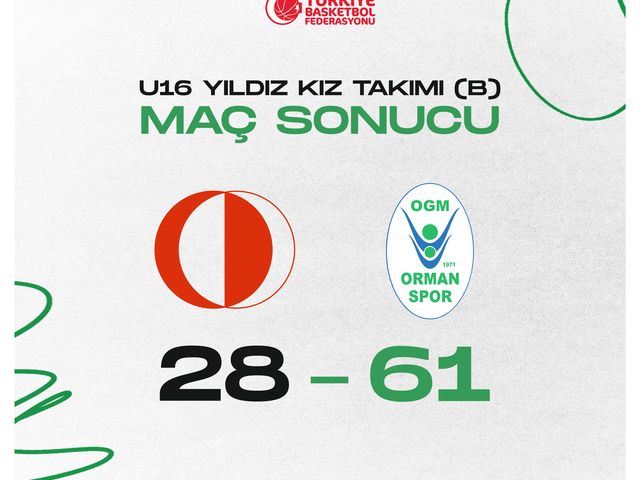 'U16 YILDIZ KIZ TAKIMIMIZ, 5'TE 5 İLE DEVAM EDİYOR!'